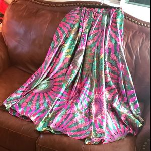 Ashley Stewart Satin Maxi Skirt